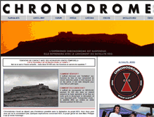 Tablet Screenshot of chronodrome.fr